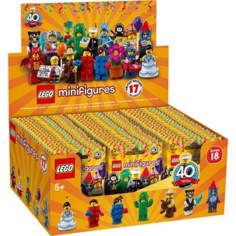 樂高 LEGO 71021 Minifigures 18代人偶 全新 整箱60包 人偶包 18代 原廠配率