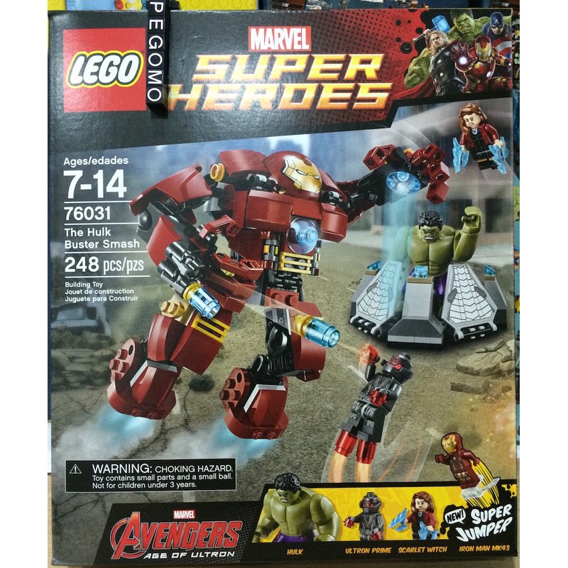 【痞哥毛】LEGO 樂高 現貨 76031 浩克毀滅者 The Hulk Buster Smash 全新未拆