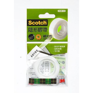 +富福里+3M Scotch 810R 隱形膠帶 補充包 甜甜圈補充隱形膠帶