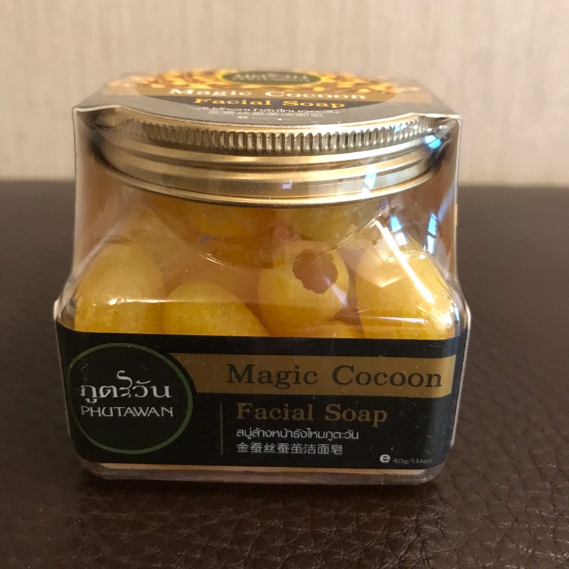 泰國 PHUTAWAN Magic Cocoon Facial Soap 金蠶絲潔面皂