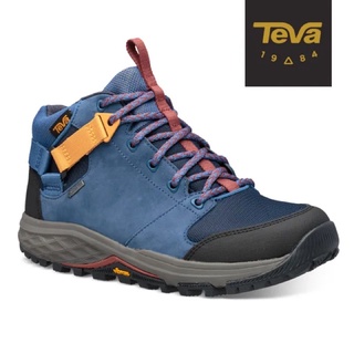 （元二商店）TEVA 女款Grandview GTX 高筒防水黃金大底郊山鞋/登山鞋 深藍色-TV1106832DBL