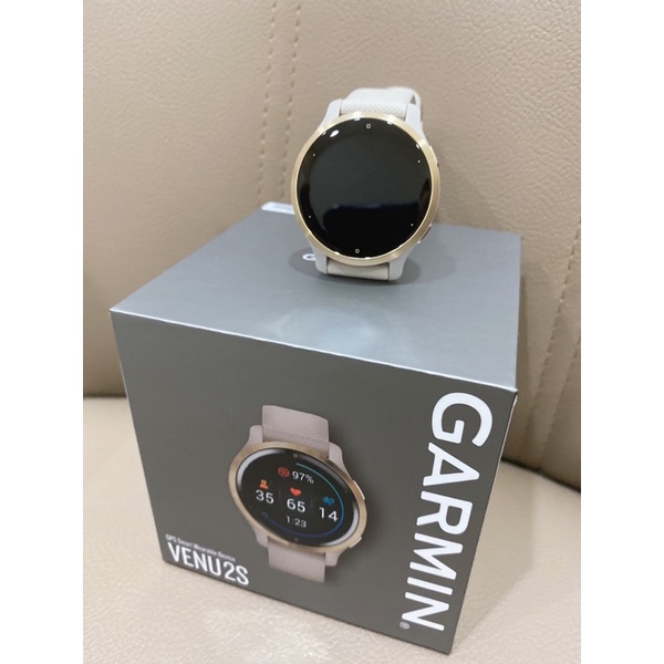 Garmin Venu2S GPS 智慧手錶 運動手錶熱賣款 白沙香檳金 可存音樂