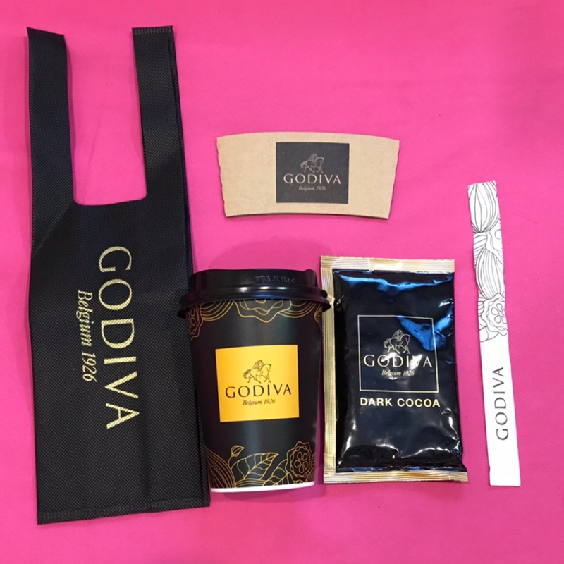 GODIVA 醇黑巧克力 7-11 巧克力 City Cafe 熱巧克力 冬季限定 （含提袋）