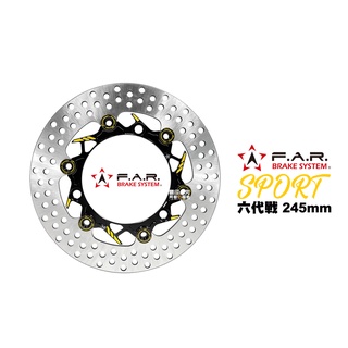 FAR SA SPORT 新版 運動碟 六代戰 245mm 全新改款 黑金釦
