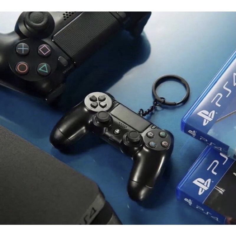 ✨全新品✨會發光 官方正版 PlayStation PS4 DS4 手把 搖桿 造型 悠遊卡 鑰匙圈 吊飾