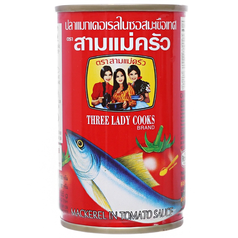 【Eileen小舖】越南 Three Lady Cooks 番茄鯖魚罐頭 155g