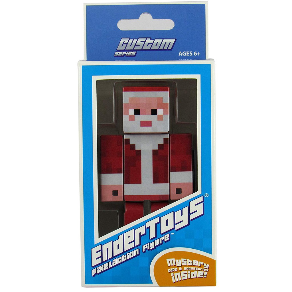 Minecraft 當個創世神系列限量聖誕節款公仔santa 正版進口玩偶手辦hacken07 蝦皮購物