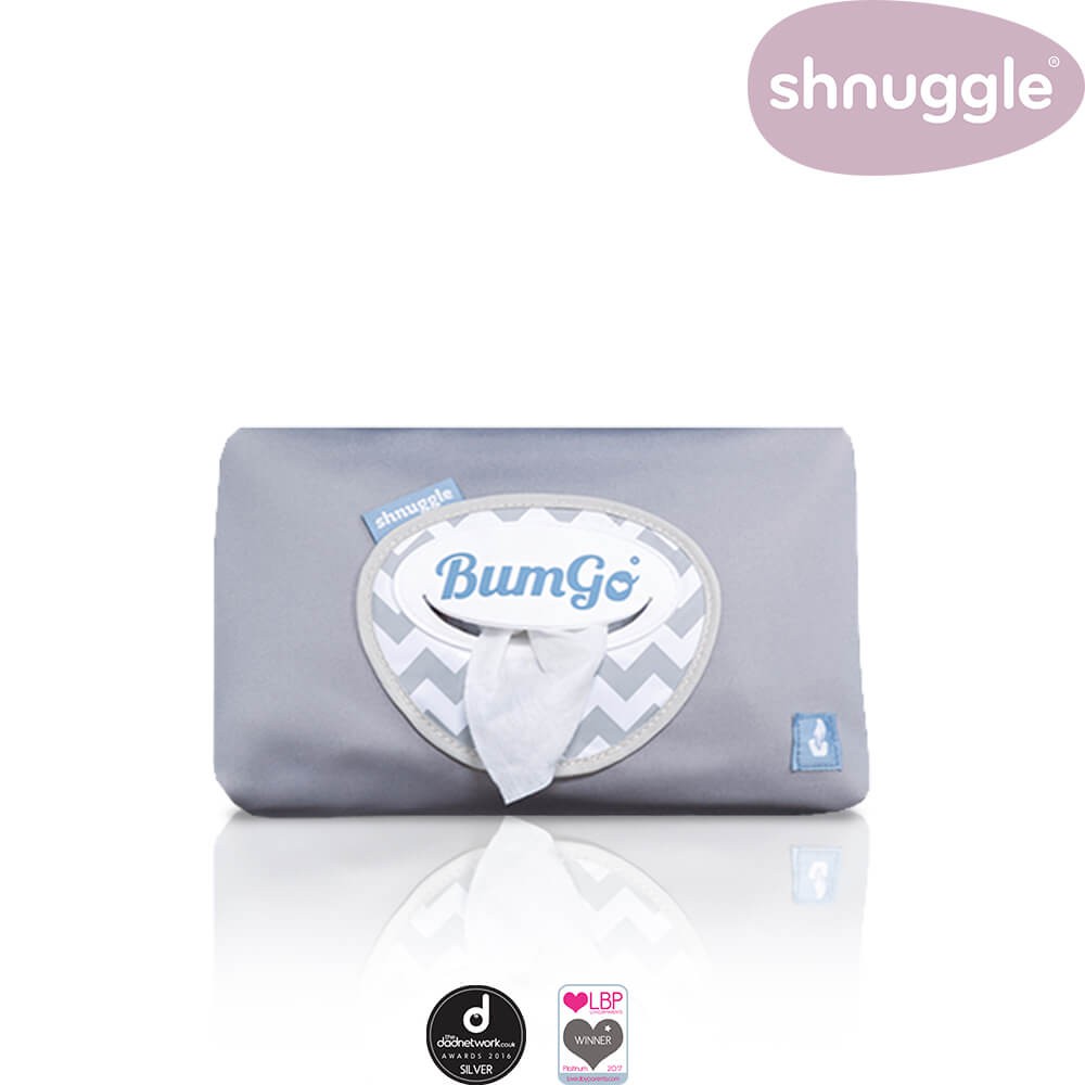 Shnuggle BumGo 外出包含尿布墊 - 收納包 (可放濕紙巾 掛於嬰兒手推車)【BabyGarden】