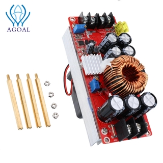 Agoal 升壓轉換器升壓電源模塊 DC10-60V 30A 1500W 至 12-90V 升壓轉換器升壓電源模塊