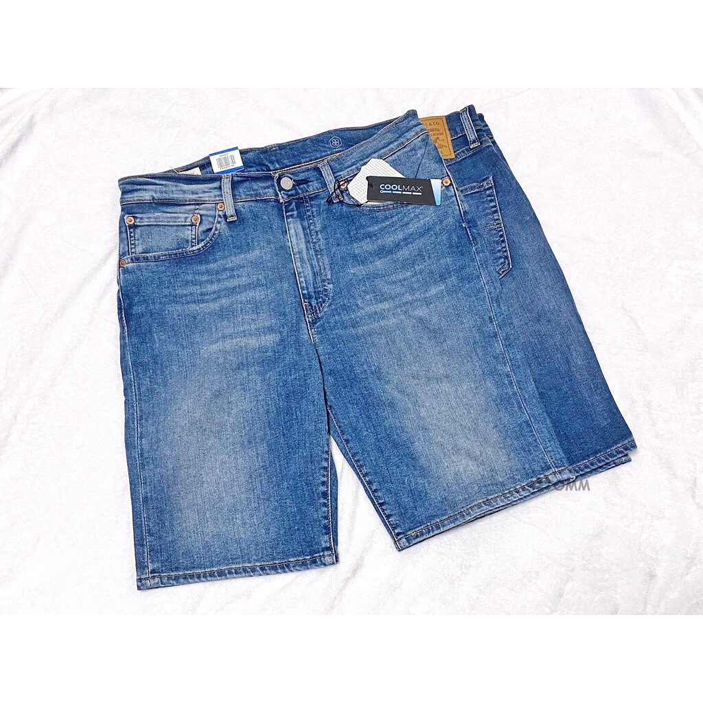 【Tom-m】現貨 Levis 505 Cool Jeans 涼感 淺藍 刷色 修身直筒 牛仔短褲 34505