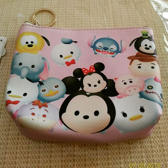 Tsum Tsum 祖母祖母 大的正版零錢包 鑰匙圈 蝦皮購物