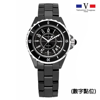 【范倫鐵諾 Valentino Coupeau】13121 經典主義全陶瓷腕錶