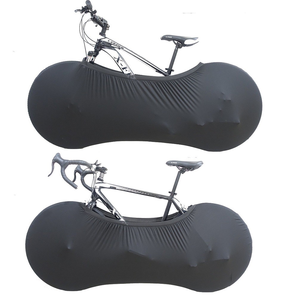 X-FREE 自行車用車輪防塵套罩-防塵罩 自行車保護套【黑色】[05302606]