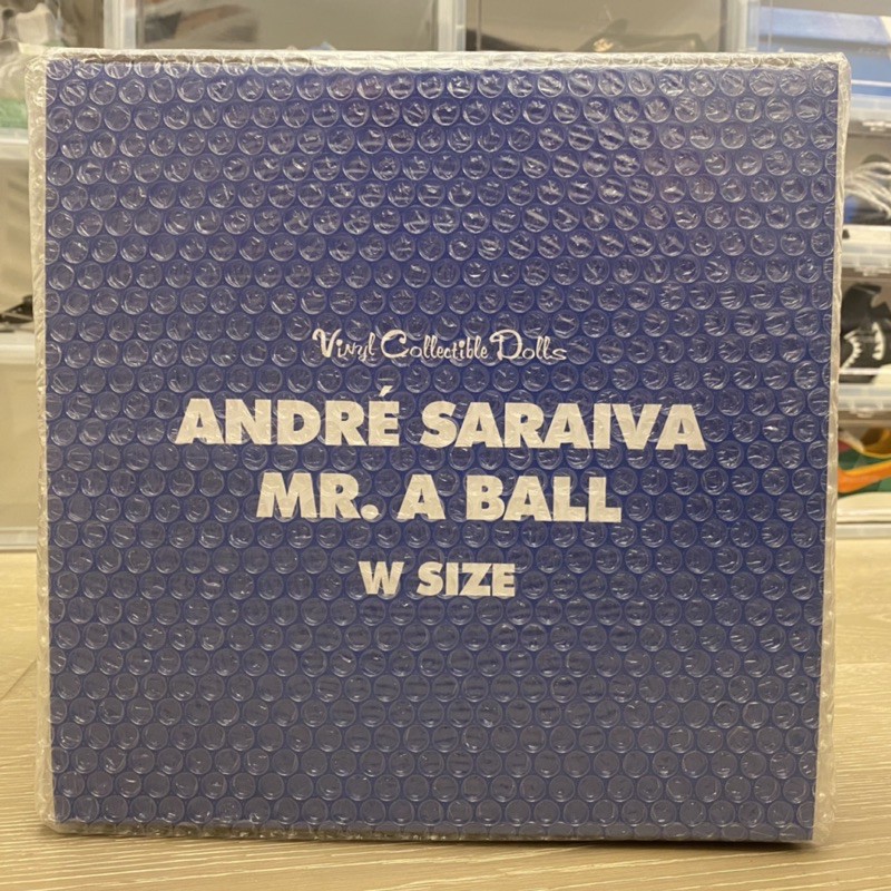 正品保證］Medicom Toy VCD ANDRE BALL W SIZE BLUE 新款大尺寸軟膠 