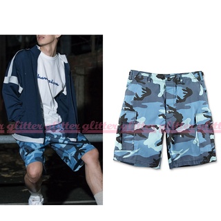 glitter。Rothco Camo Bdu 藍色 迷彩 短褲 口袋 工作 排扣 軍裝 工裝