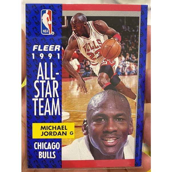 NBA 球員卡 Michael Jordan MJ 1991-92 Fleer #211