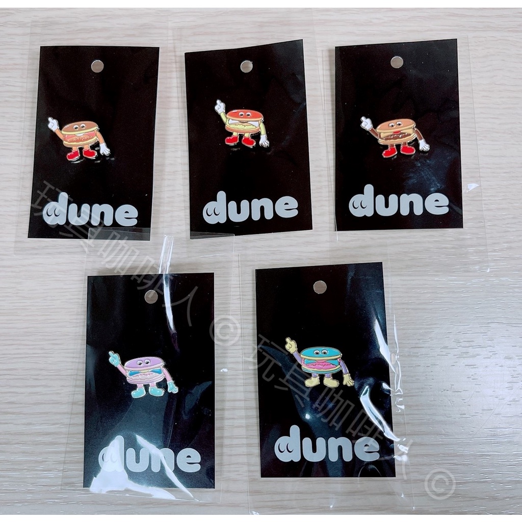 【玩具咖啡人】現貨 日本直送 設計師玩具 dune flavors 漢堡徽章