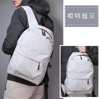 [臺灣發貨]【簡約 休閒 15.6吋 筆電後揹包】揹包 帆布 尼龍 防水 小後揹包 電腦包 揹包 後揹包 書包 雙肩包G