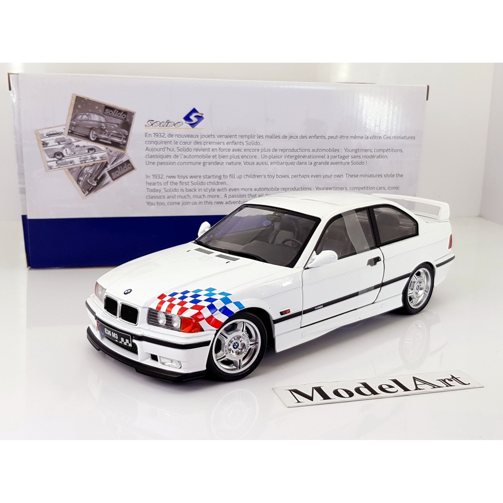 【模型車藝】1/18 Solido BMW E36 M3 Coupe Lightweight 1990輕量版 金屬門可開