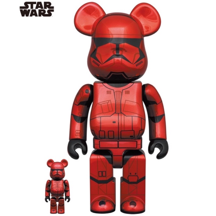 【數量有限】 BE@RBRICK Star Wars 紅兵 100%&amp;400%