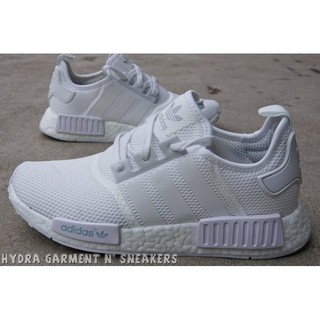 【HYDRA】adidas NMD R1 全白 編織 BOOST S79166 輕量 慢跑 限量鞋款 3M反光