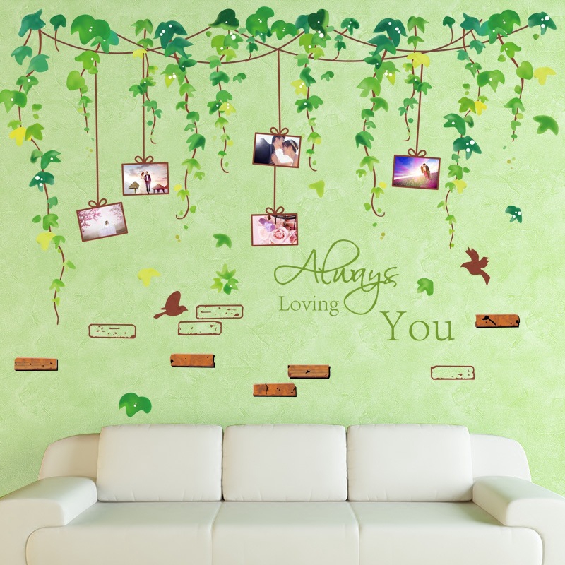 照片樹牆貼客廳房間背景牆貼綠樹床頭溫馨裝飾可移除貼畫壁畫貼畫貼紙壁紙房間裝飾牆貼門貼luu 蝦皮購物