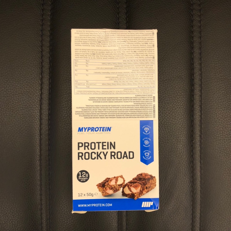 Myprotein protein rocky road 巧克力棉花糖蛋白棒 巧克力味 12*50g
