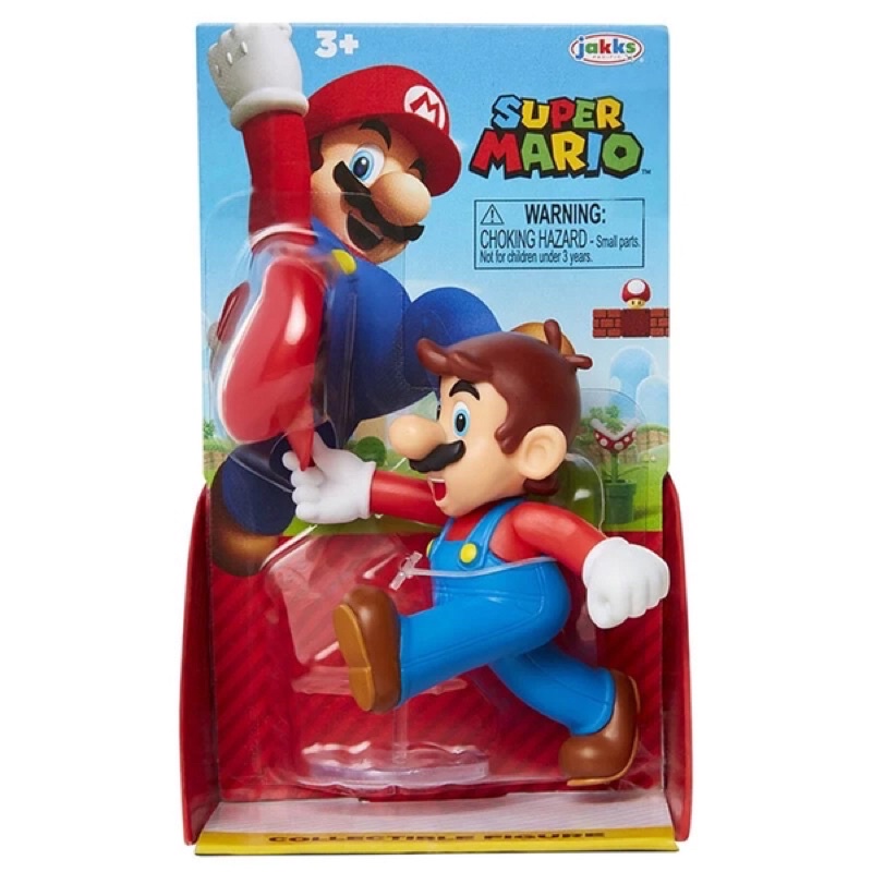 Jakks Super Mario 《 NINTENDO 任天堂 超級瑪利歐 》瑪利歐2.5吋公仔 W29