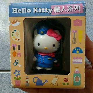 （NG商品)正版 三麗鷗 凱蒂貓 Hello Kitty 職人系列 公仔 玩具