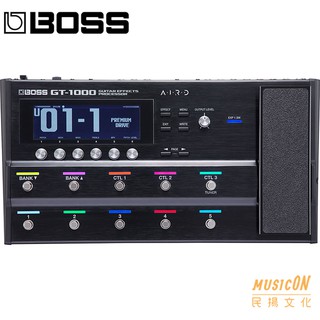 【民揚樂器】頂級 旗艦機種 BOSS GT-1000 高階電吉他綜合效果器 藍芽控制