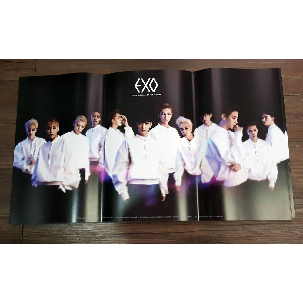 ★allpop★ EXO [ Overdose 官方海報 ] 絕版 Poster XOXO EXO-M EXO-K