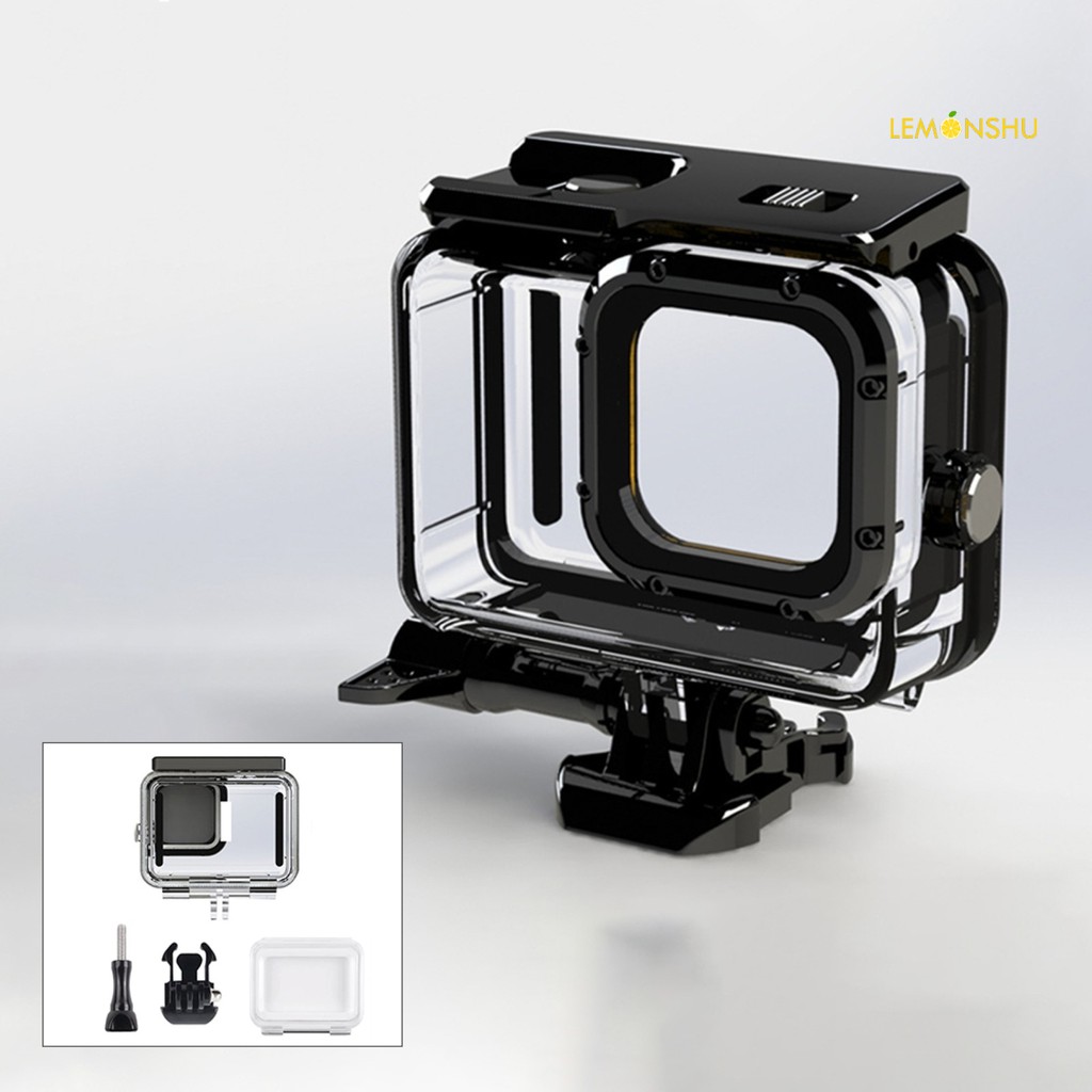 檸檬樹戶外 批發 現貨免運熱賣適用於gopro 9防水殼hero9黑色運動相機50米深度潛水保護套配件 蝦皮購物