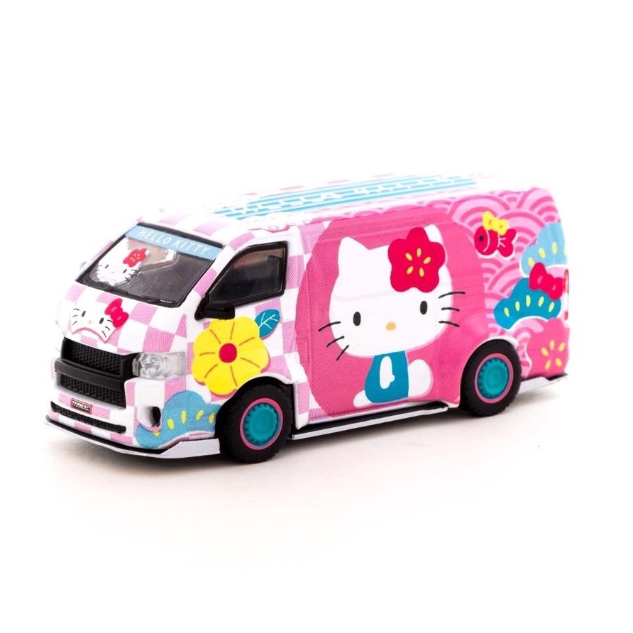 [玩三工作室]送膠盒 Tarmac Works Toyota Hiace Widebody Hello Kitty