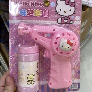 Hello Kitty電動泡泡槍兒童玩具、親子娛樂