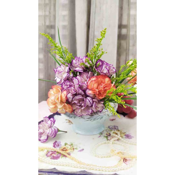 紫丁香歐陸古物雜貨♥英國1930年代aynsley粉藍色葉片圖案糖碗.花器.置物碗一個