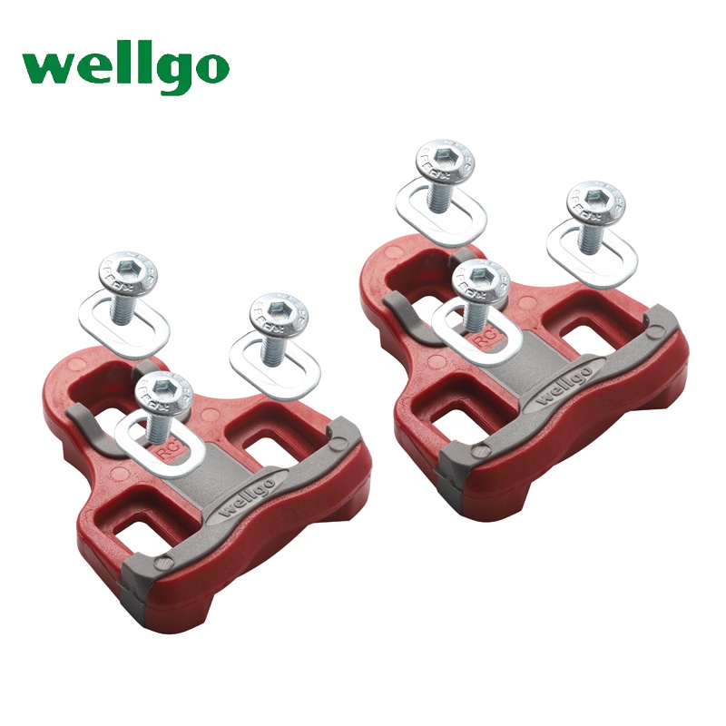 Wellgo RC7 公路踏板夾板 6°/0° 兼容 LOOK KEO 維修零件自鎖踏板防滑夾板 82g