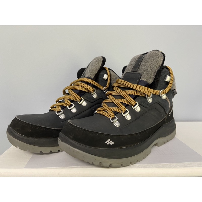 男- 20°C防水防滑登山雪靴 QUECHUA SH500