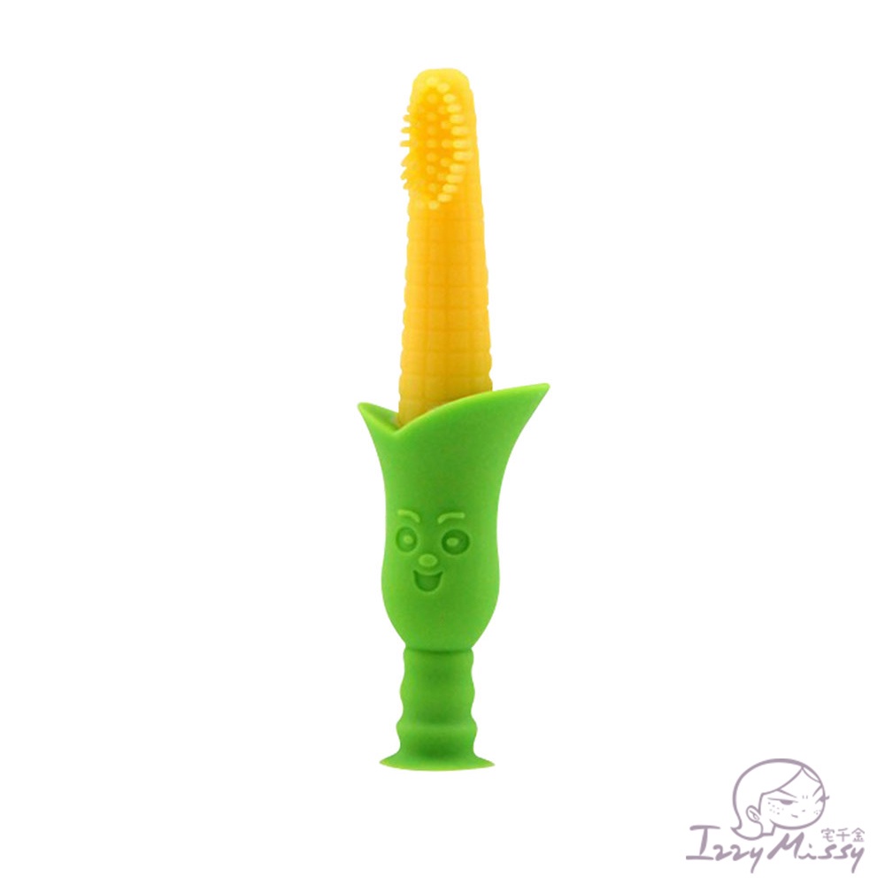 紐西蘭Haakaa玉米造型矽膠牙刷 嬰幼兒固齒器 矽膠固齒玩具 安撫固齒玩具【台灣現貨】