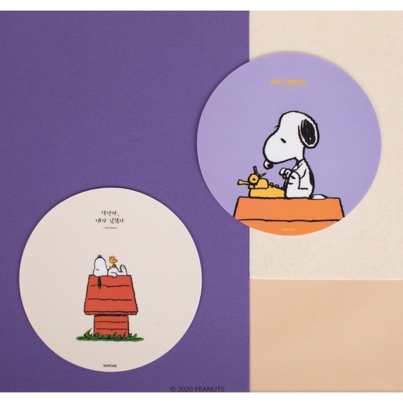 現貨🐼正版 韓國 PEANUTS Snoopy 史努比 滑鼠墊 ❤️ 兩色