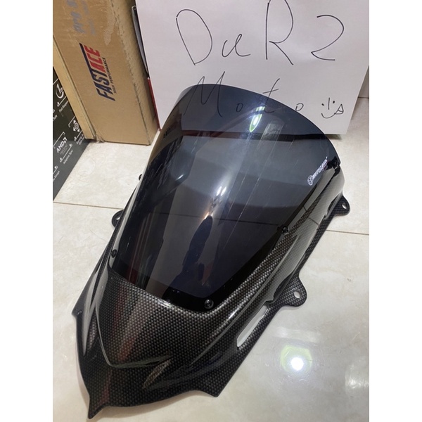 【DuR2 Moto】 Motozaaa YZF-R6 17-20 風鏡 擋風 碳纖維風鏡 卡夢燻黑風鏡 高凸風鏡