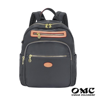 【OMC】時尚小清新手提中型後背包83105-鐵灰