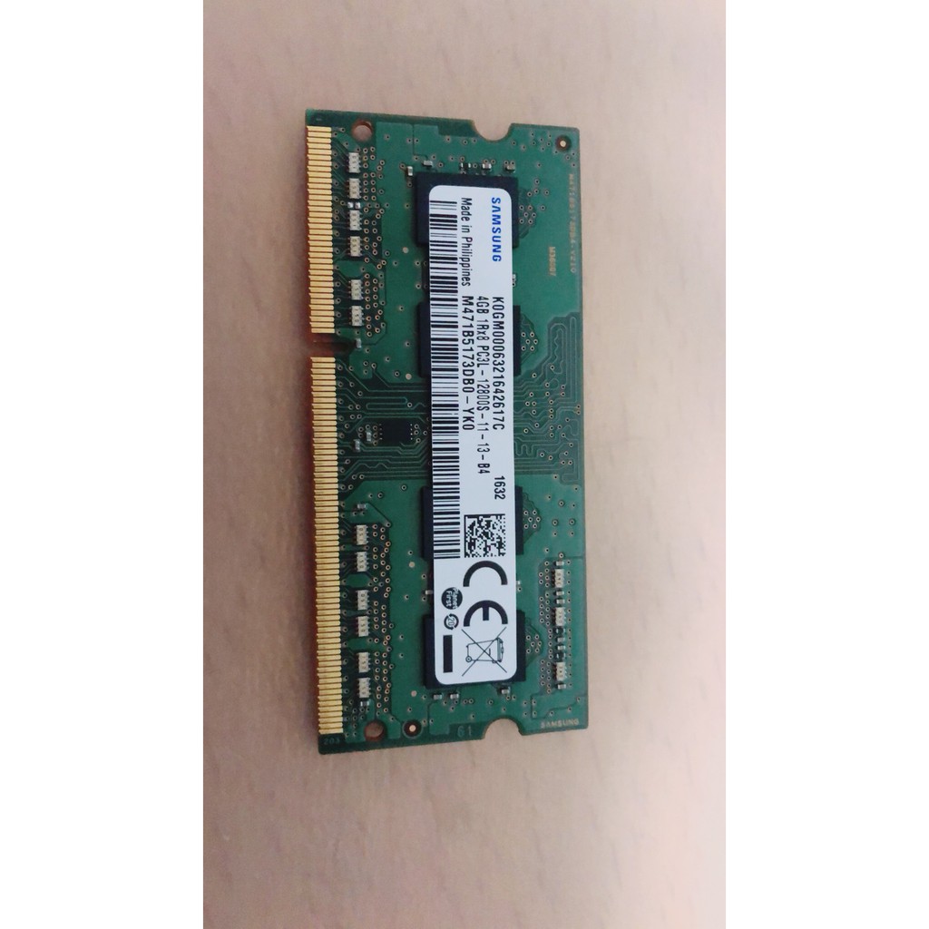 筆電記憶體 SAMSUNG三星 DDR3 1333 4G雙面 (低電壓)