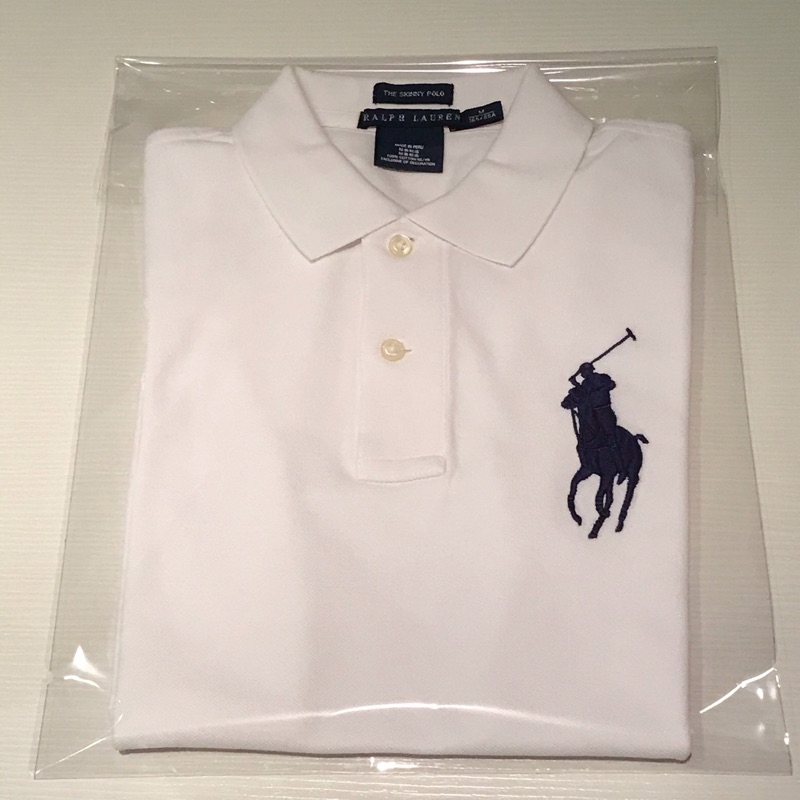 美國專櫃品牌 RALPH LAUREN 藍色大馬 白色 短袖POLO衫