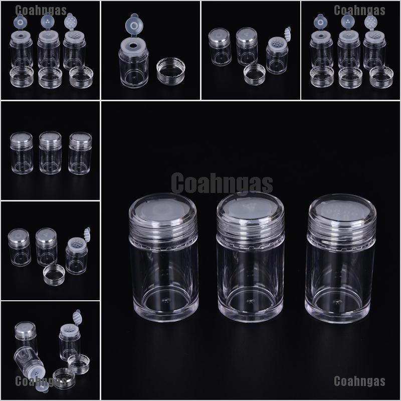 Coah 1pc 10ml Empry化妝品過濾粉散粉罐裝容器蓋diy化妝 蝦皮購物