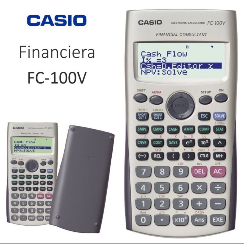 CASIO財務型商用計算機FC-100V 全新台灣卡西歐公司貨保固 2年 ～極新