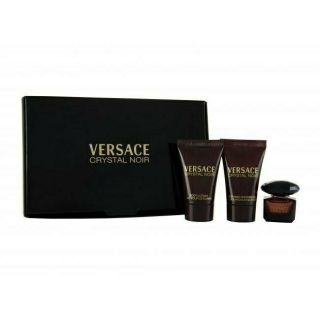 VERSACE 凡賽斯 星夜水晶 女性淡香水小香禮盒 5ml+25ml沐浴露+25ml身體乳