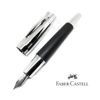 =小品雅集= 德國 Faber-Castell 輝柏 E-Motion系列 梨木桿 黑色 鋼筆（148222）