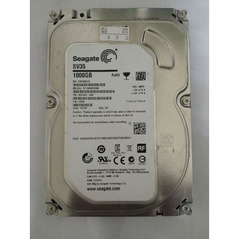 【賣可3C】 seagate  SATA3 1TB 快取64M 399元 3.5吋 桌機硬碟 檢測良好 無壞軌 3.5"