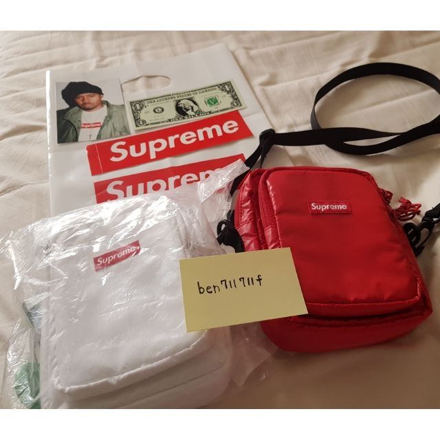 Supreme白色43th小包