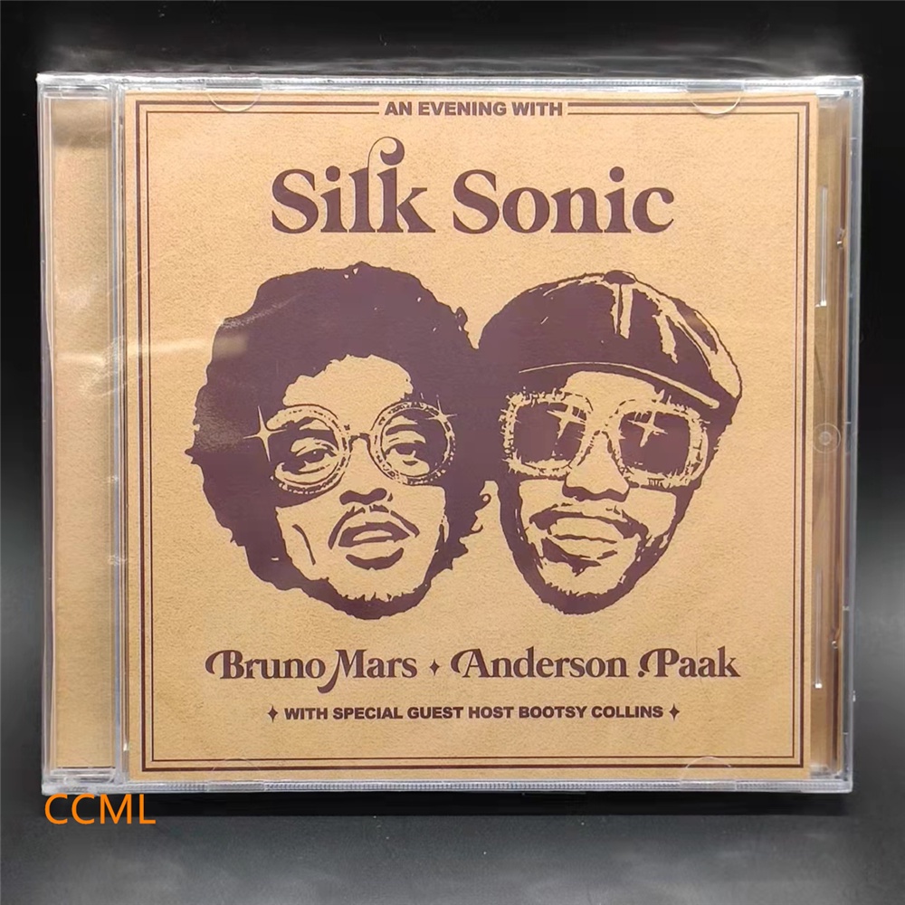 C02 Bruno Mars Anderson Paak 與 Silk Sonic CD 密封新 CCML 的一晚